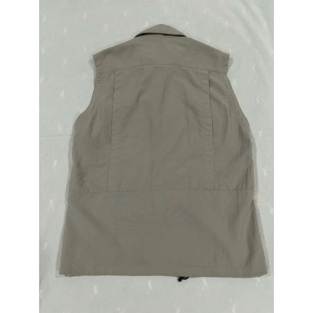 Schoffel Adventure Wear Mens Vest Beige Zip Pockets Utility Gorpcore Size‎ 50 XL